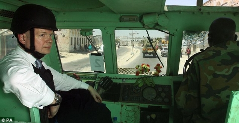 British Secretary of State William Hague In Mogadishu