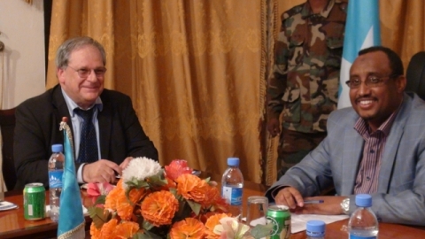 Mark Bowden and Prime Minister Abdiweli
