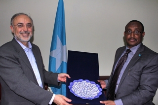 Iranian Foreign Minister with Somali Prime Minister